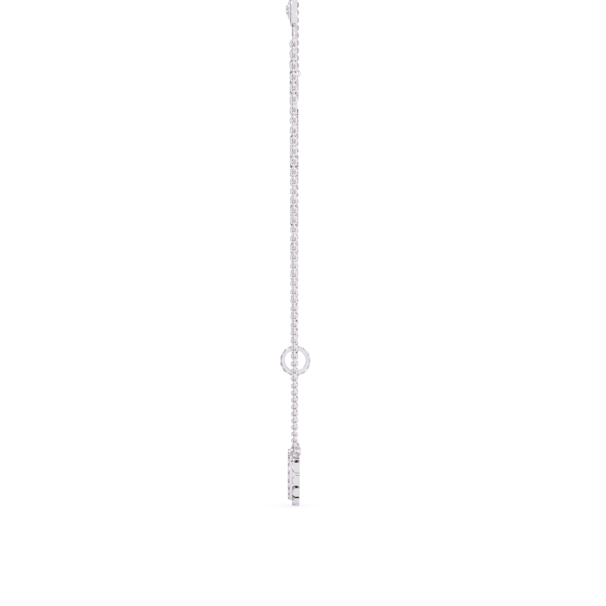 Unique Multi Layer and Bar Diamond Necklace